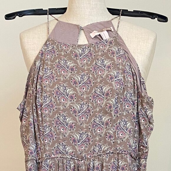 Forever 21 Purple Floral Floor-Length Jumpsuit - Picture 4 of 7